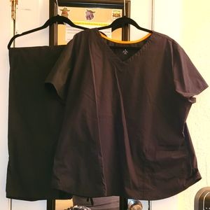 Plus size 3x scrub set